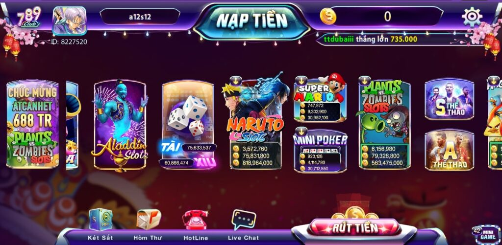 Hướng dẫn cách chơi casino trực tuyến trên điện thoại tại nhà cái 789 club